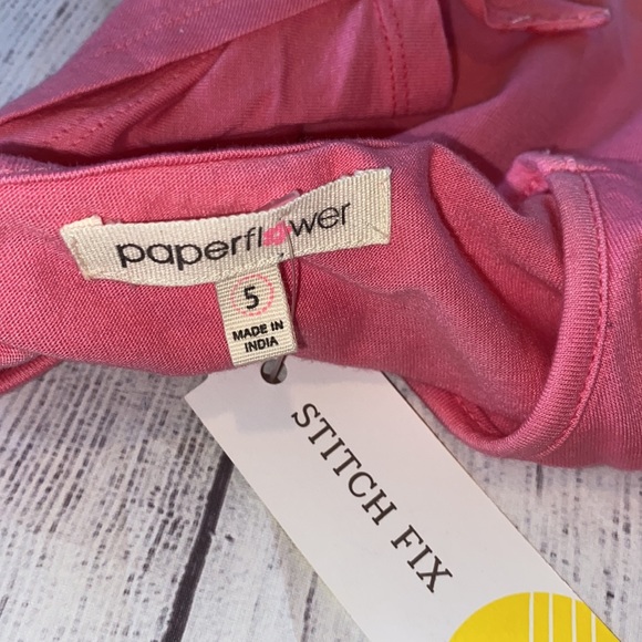 🌸Stitch Fix Paper Flower Top Size 5 - Picture 5 of 5